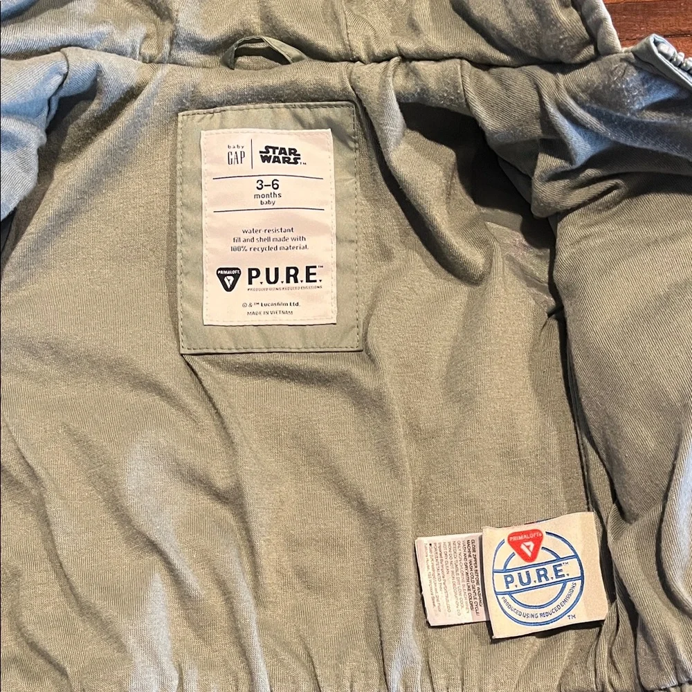 Gap x Star Wars 3-6 Month Baby Grogu Coat